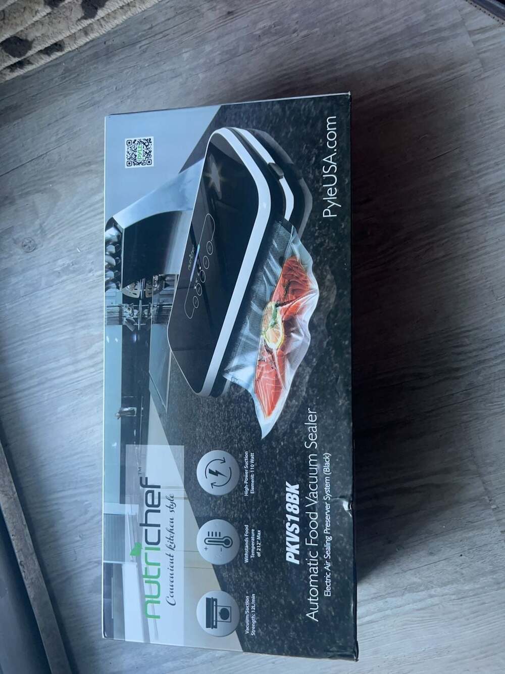 NutriChef PKVS18BK Automatic Food Vacuum Sealer System